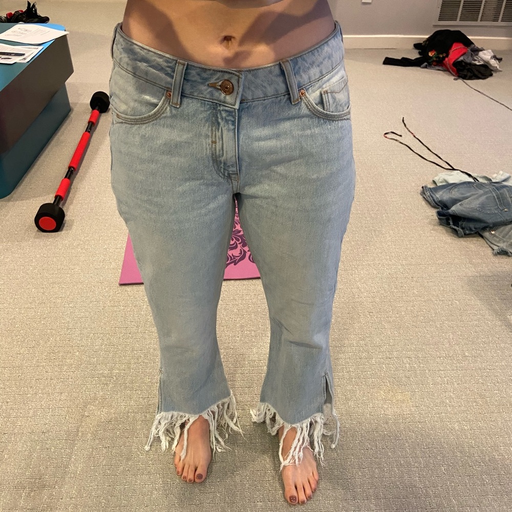 Jeans with flare